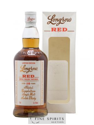 Longrow 10 years Of. Red Peated - Refill Malbec Matured Limited Edition   - Lot of 1 Bottle