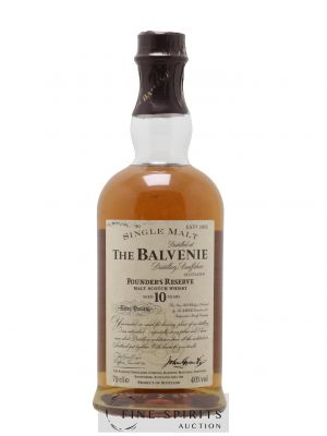 Balvenie 10 years Of. Founder's Reserve (70cl.) ---- - Lot de 1 Bottle