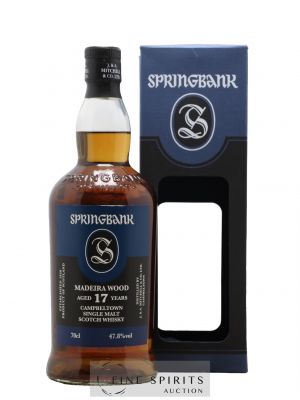 Springbank 17 years 2002 Of. One of 9200 bottles - Bottled 2020 Madeira Wood   - Lot of 1 Bottle