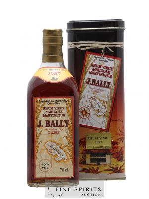 J. Bally 1987 Of. Plantations Lajus du Carbet   - Lot of 1 Bottle