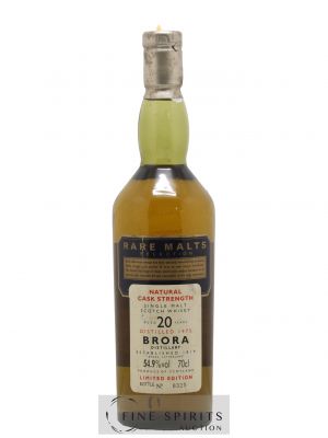 Brora 20 years 1975 Of. Rare Malts Selection Natural Cask Strengh Limited Edition ---- - Lot de 1 Bouteille