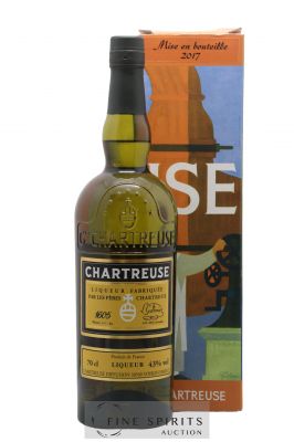 Chartreuse Of. Jaune - Reine des Liqueurs Mise 2017 - 1084 bouteilles marché export ---- - Lot de 1 Bottle