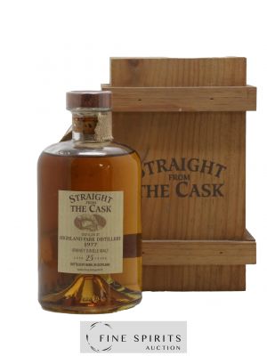 Highland Park 25 years 1977 Signatory Vintage Single Sherry Hogshead n°3794 LMDW Straight From The Cask (50cl.)   - Lot de 1 Bouteille