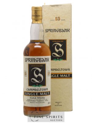 Springbank 15 years Of. Parchment Label ---- - Lot de 1 Bouteille