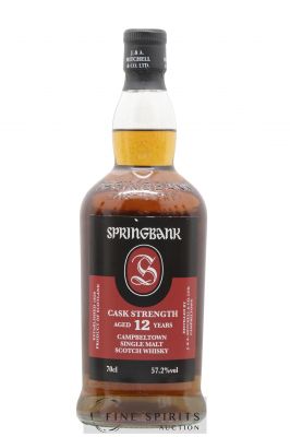 Springbank 12 years Of. Cask Strength (57.2°) ---- - Lot de 1 Bouteille