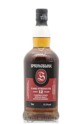 Springbank 12 years Of. Cask Strength (57.2°)   - Lot of 1 Bottle