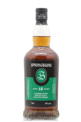 Springbank 15 years Of. Green Label   - Lot of 1 Bottle