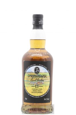 Springbank 13 years 2010 Of. Local Barley One of 8400 - bottled 2023   - Lot of 1 Bottle