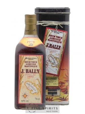 J. Bally 1975 Of. Plantations Lajus du Carbet   - Lot de 1 Bouteille