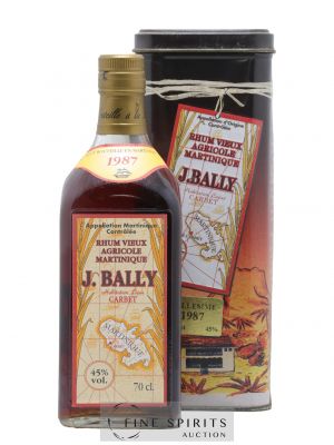 J. Bally 1987 Of. Plantations Lajus du Carbet   - Lot de 1 Bouteille