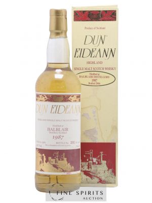 Balblair 1987 Dun Eideann Casks n°2381 - One of 400 - bottled 2004 ---- - Lot de 1 Bouteille