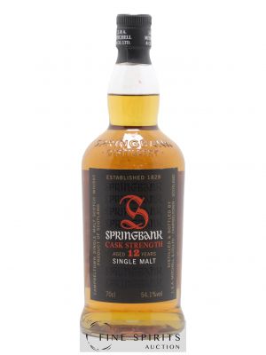 Springbank 12 years Of. Cask Strength   - Lot de 1 Bouteille