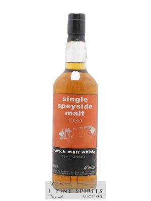 Whisky Single speyside 1980 12  - Lot de 1 Bouteille