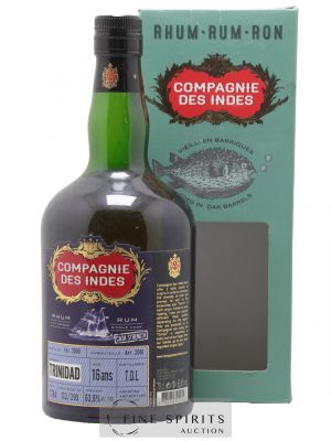 T.D.L. 16 years 2000 Compagnie des Indes Cask n°TT84 - One of 295 - bottled 2016 Cask Strength ---- - Lot de 1 Bottle