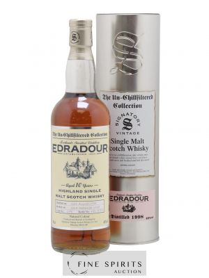 Edradour 10 years 1998 Signatory Vintage Cask n°278 - One of 906 - bottled 2008 The Un-Chillfiltered Collection  Edradour 10 years 1998 Signatory Vintage Cask n°278 - One of 906 - bottled 2008 The Un-Chillfiltered Collection